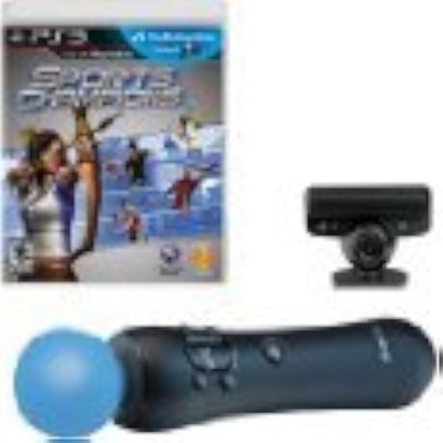 Move Starter Bundle Camera Move Controller Game PS3 For