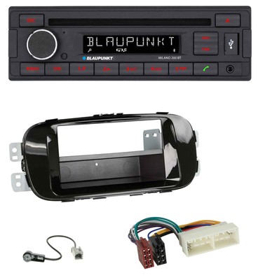 Blaupunkt MP3 USB CD Bluetooth AUX Autoradio für Kia Soul (PS 2016-2019) piano