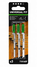 T101AOF Jigsaw Blades Pack of 3 Universal Fit Wood Cutting Jig Saw Blades