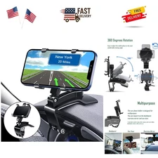 Universal Car Phone Holder Mount,360 Degrees Rotation Dashboard Phone Holder ...