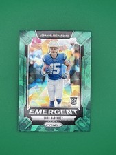 2024 Panini Prizm Ladd McConkey RC Lot Green Ice Emergent #13 Base #365