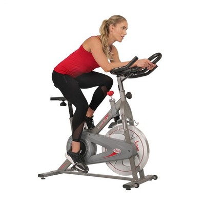 Sunny Health & Fitness Synergy Magnetic Indoor Cycling Bike, 30 lb Flywheel,