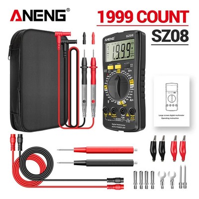 Digitalmultimeter, Ultradünnes Speichermessgerät, Auto-Voltmeter, AC DC 220 V