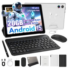 2026 Android 15 10.1 inch Tablet 20GB RAM 64GB ROM WIFI Touchscreen Dual Camera