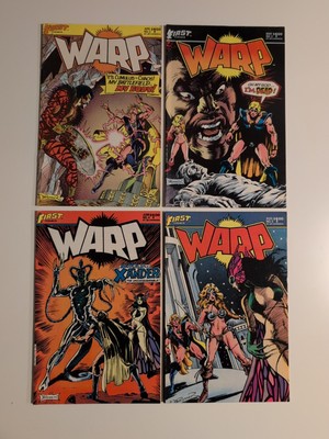 WARP #2-19 First Comics 1983 Near Complete Series Nice Lot!!