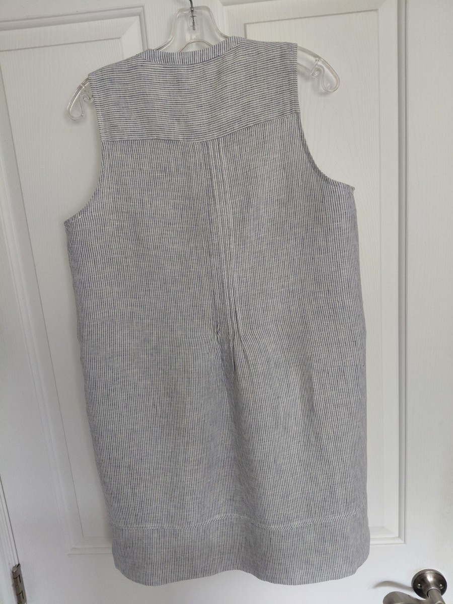 chinese dress ladies 100% Linen Swing Beach Tank Dress GIANA  LINTICO