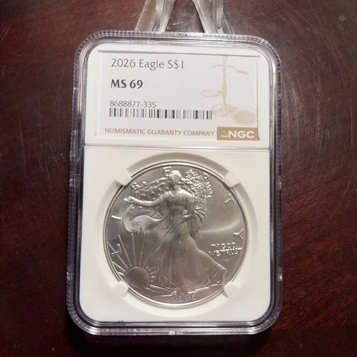 2026 $1 American Silver Eagle NGC MS69
