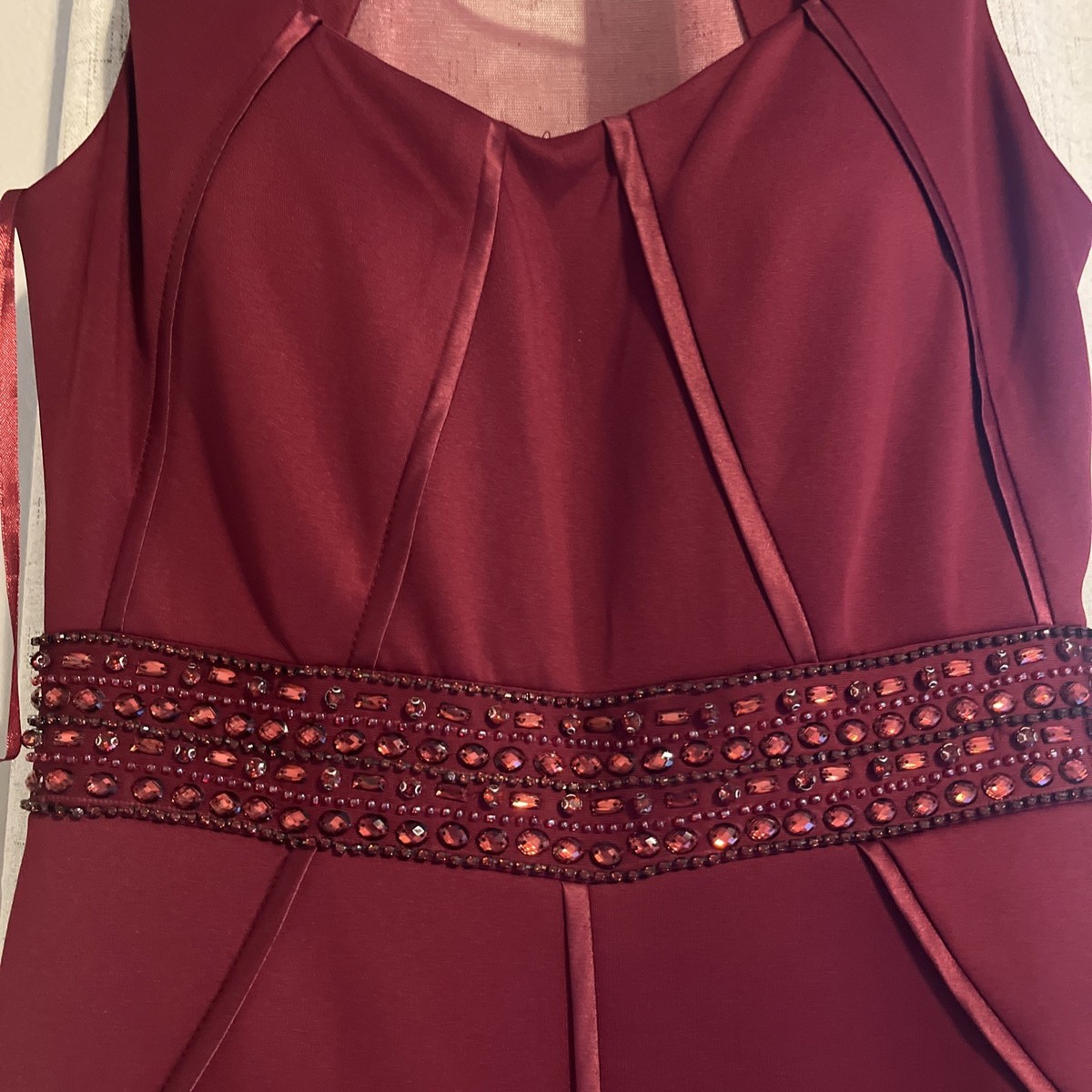 ebay burgundy dress Desirable Dress (Plum)– UsTrendy main image 1