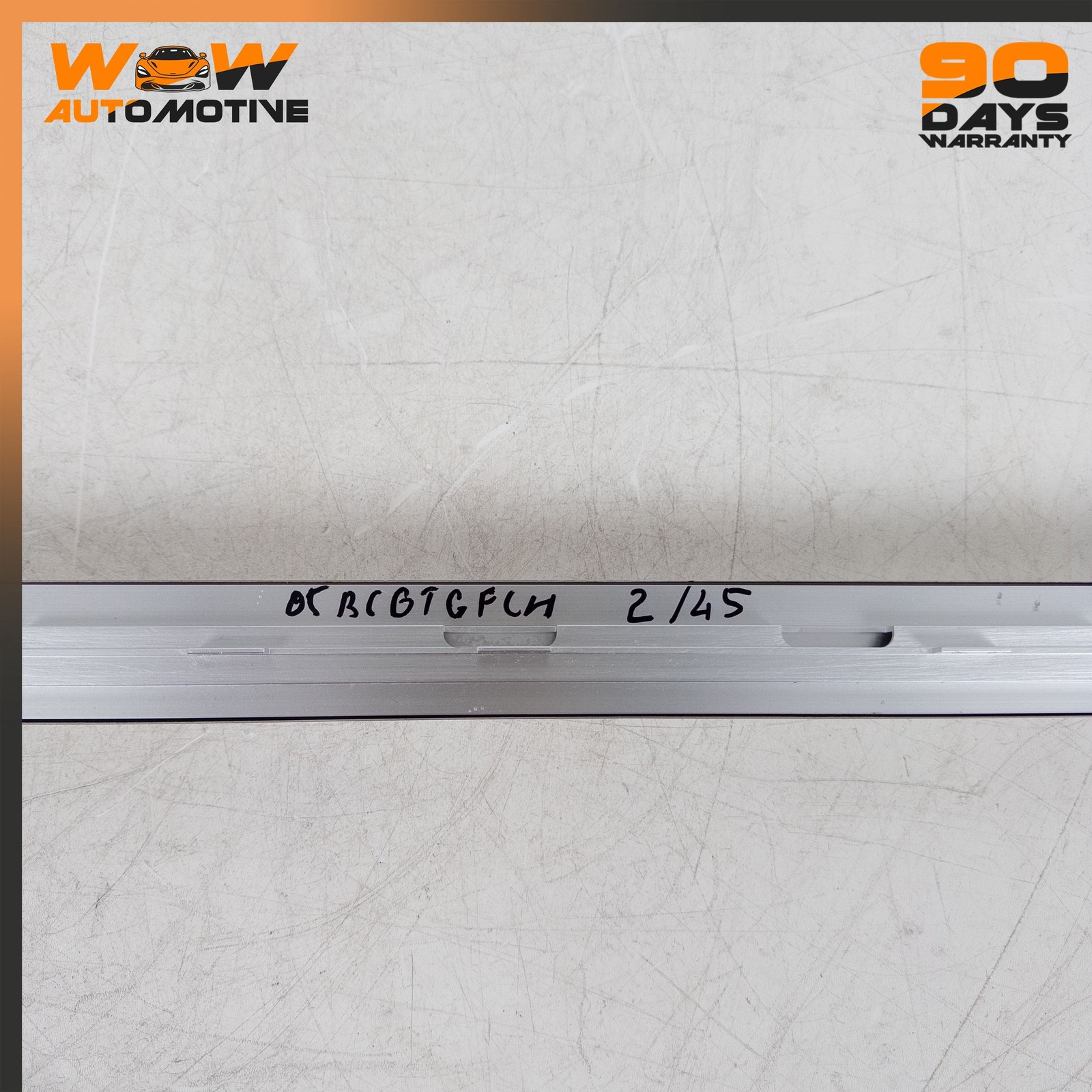 04-10 BENTLEY CONTINENTAL GT FRONT LEFT DRIVER SIDE DOOR STEP SILL TRIM OEM