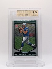 2009 Bowman Chrome - Matthew Stafford Silver Rookies /99 BGS 9.5 Gem Mint #111