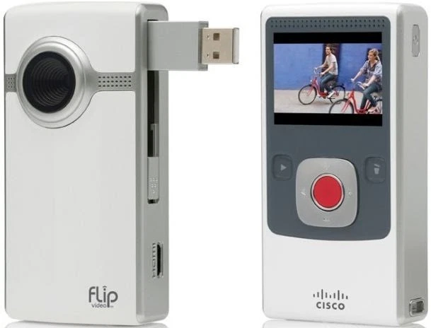 CISCO FLIP ULTRA HD CAMCORDER U260 WHITE 4GB MEMORY HDMI DIGITAL VIDEO CAMERA - Image 2 of 4