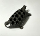 Antique Turtle Figure Cast Iron Metal Ikebana Flower Frog  — photo 7