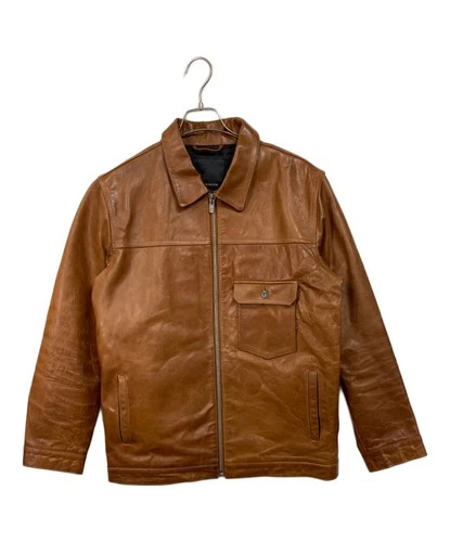 JACKROSE Horsehide Single Leather Jacket Men's Size 5 Brown - product listing photo