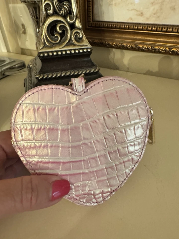 Brahmin Heart Pouch Rose Water Melbourne cuero genuino Foto 4 de 4