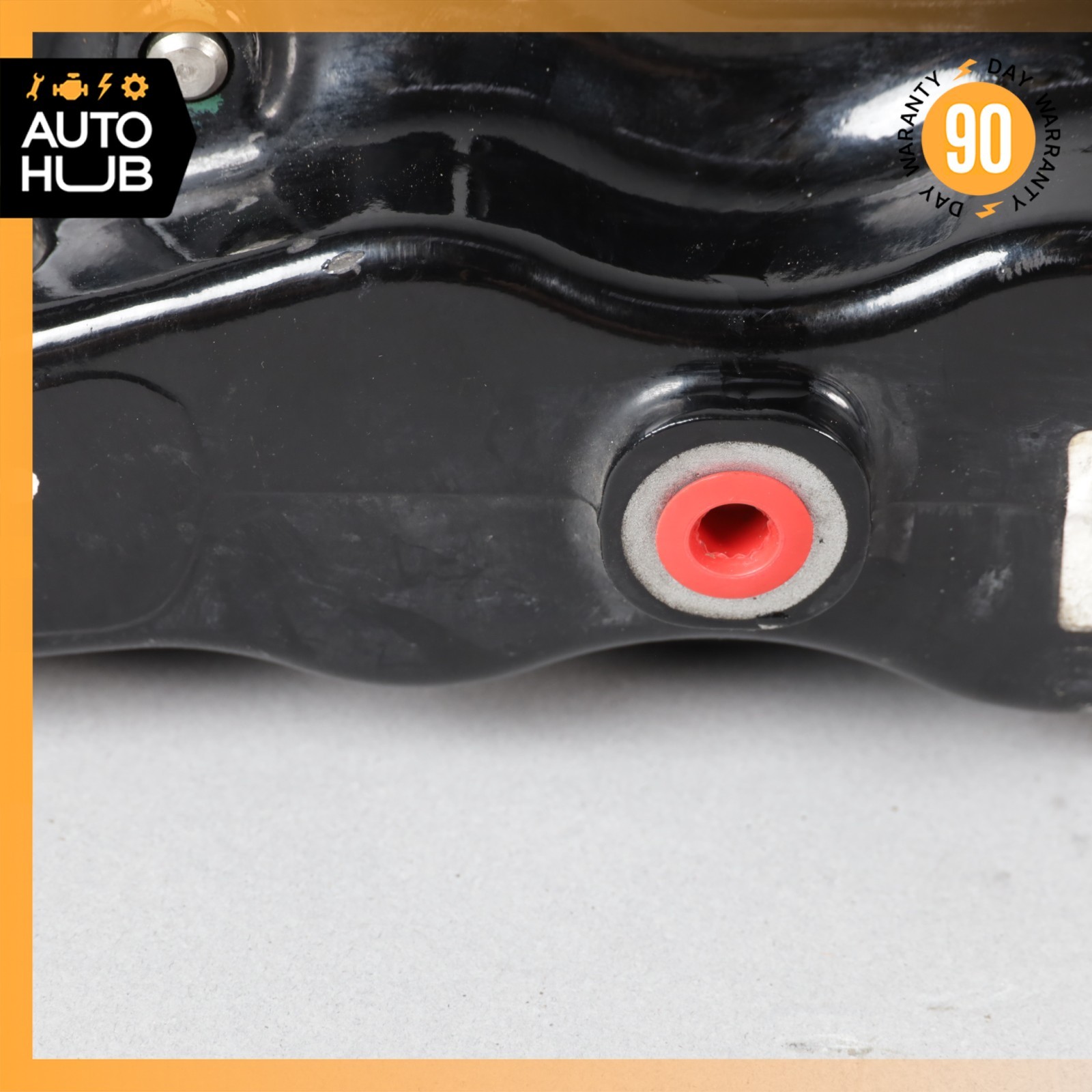 08-18 Aston Martin DB9 DBS Rear Brake Calipers Set Black AD232C465CA OEM 22k