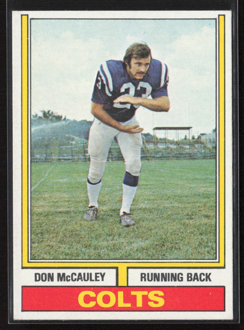 1974 Topps #43 Don McCauley (VGEX-EX)