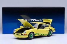 AutoArt 1/18 Porsche 911 Carrera 2.7 RS Diecast Light Yellow Green Stripe