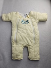 Baby Merlin's Magic Sleepsuit light yellow unisex 3-6 Months 12-18 pounds EUC