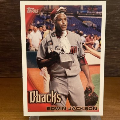 2010 Topps Update Pie Face SP Variation Edwin Jackson Diamondbacks White Sox