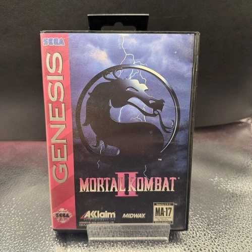 Mortal Kombat II Sega Genesis Tested Working w/ Case – No Manual