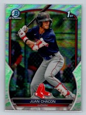 2023 Bowman #BCP-105 Juan Chacon Chrome Prospects Lunar Glow Refractors