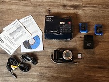 Panasonic LUMIX DMC-ZS5 12.1MP Digital Camera - Black 2 Batteries 32 GB,CABLE'S