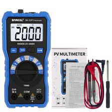 Digital Multimeter Tester, 2000V Volt Meter TRMS, High Voltage for AC...