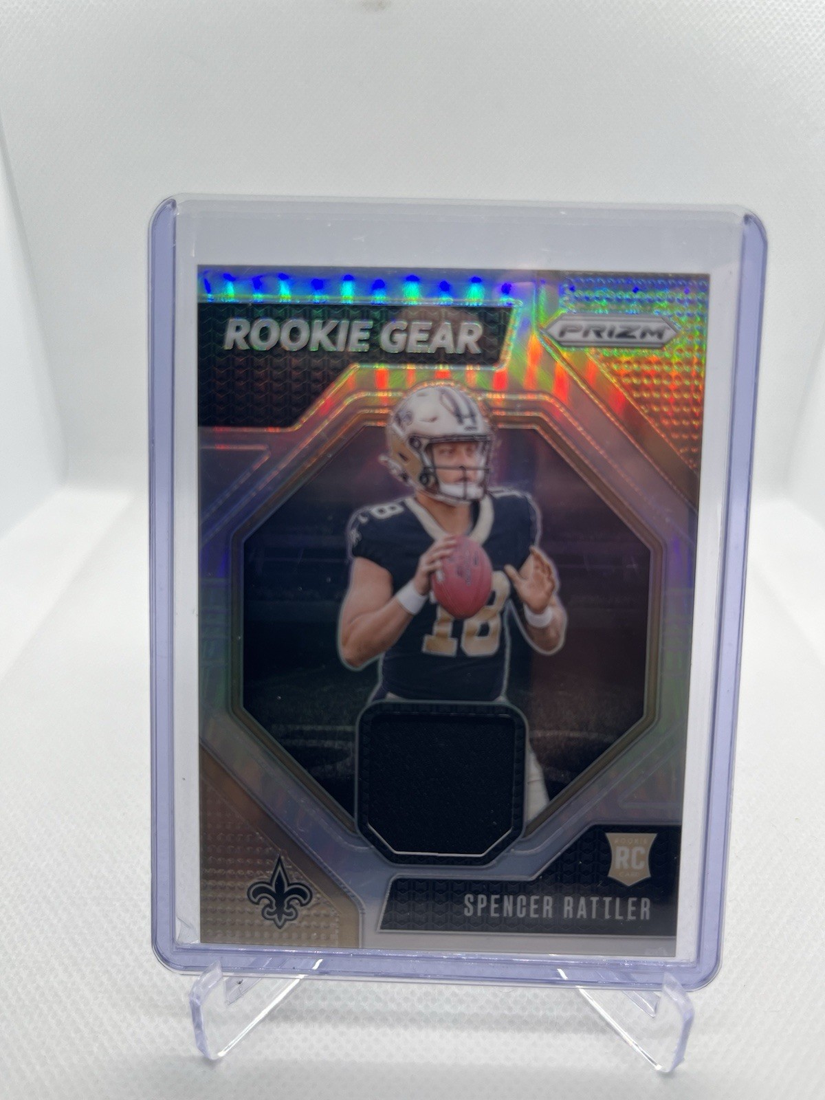 2024 Panini Prizm - Rookie Gear Spencer Rattler #RG-SRR (MEM, RC)