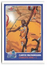 2001 Fleer Tradition WNBA #115 Clarisse Machanguana Charlotte Sting
