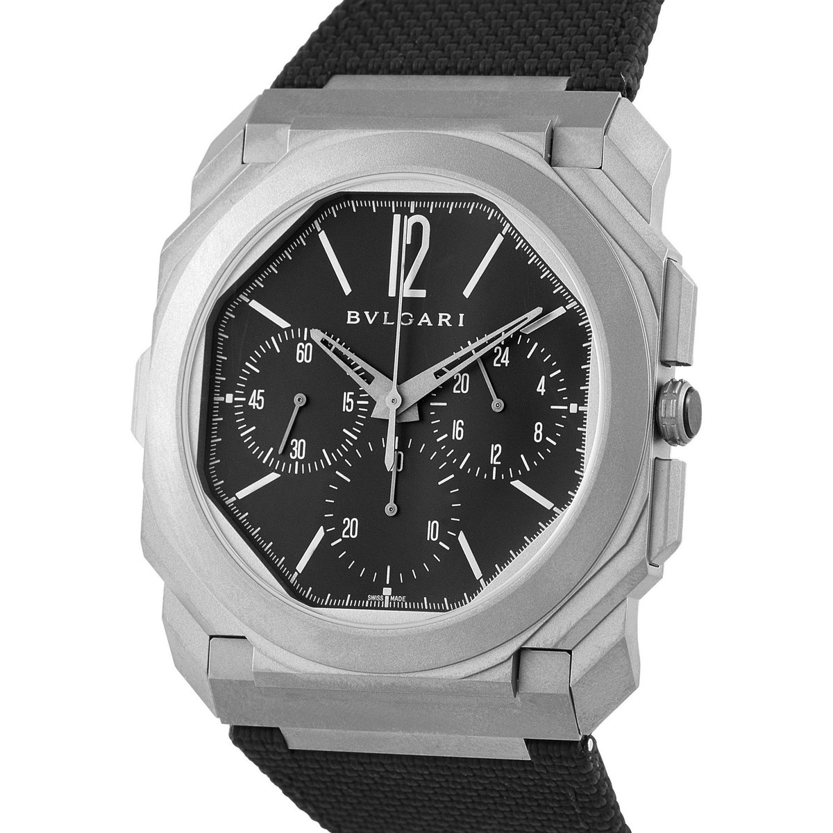 Bvlgari Octo Finissimo Chronograph GMT Titanium Watch 103371 View 2