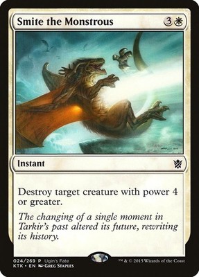 Magic MTG TCG Ugin's Fate 2015 Khans of Tarkir 2014 Smite the Monstrous 24/269