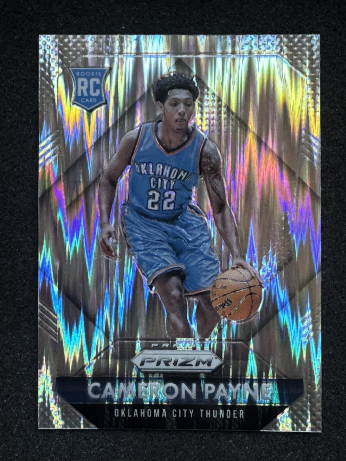 2015-16 Prizm FLASH Cameron Payne RC #312 Murray State - OKC Thunder
