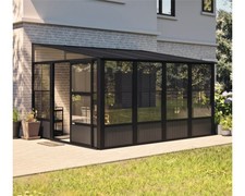 Wintergarten SOJAG Charleston Mural 10x13 inkl. Moskitonetz und 1 Schiebetür 404