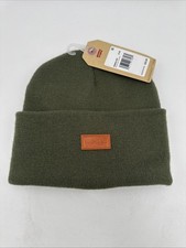 Levi's Kids Cuffed Beanie Hat Stretch Knit One Size Four Leaf Clover NWT