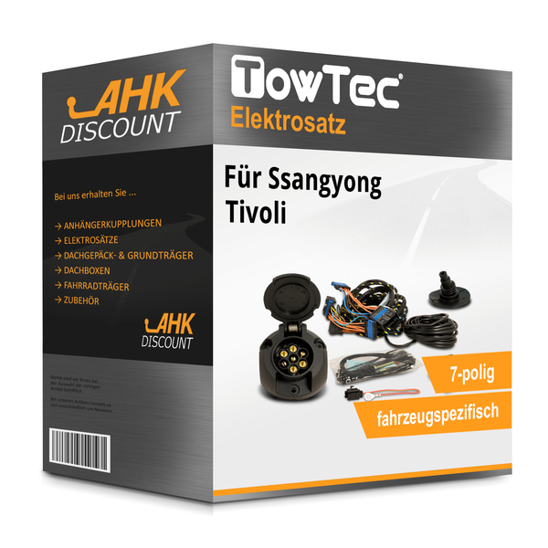 für Ssangyong Tivoli 03.2015-05.2019 Towtec E-Satz 7Polig Fahrzeugspezifisch-image