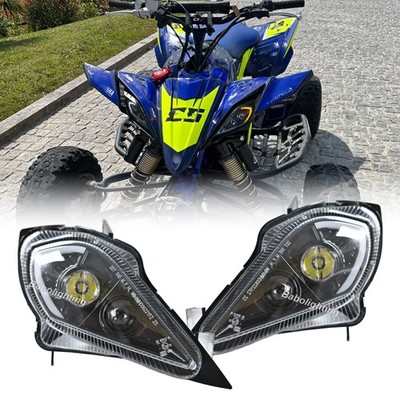 2X LED Headlight For 2006-2025 YAMAHA YFZ 450 450R 450X RAPTOR 700 700R 250 350