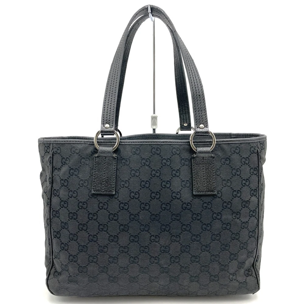 Gucci 113017 Gg sac fourre tout toile épaule noir femme homme unisexe mode occasion