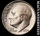 1964-D Roosevelt Dime- Silver- Choice Gem Brilliant Uncirculated Luster #K2103