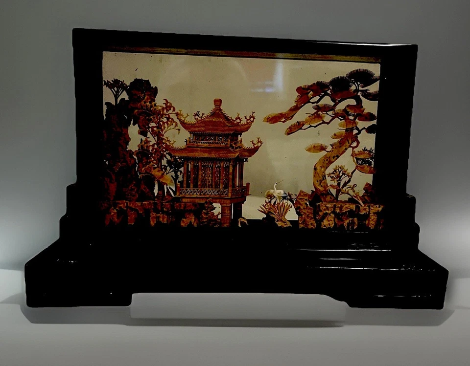 Antiguo arte chino pieza de exhibición tridimensional Foto 2 de 4