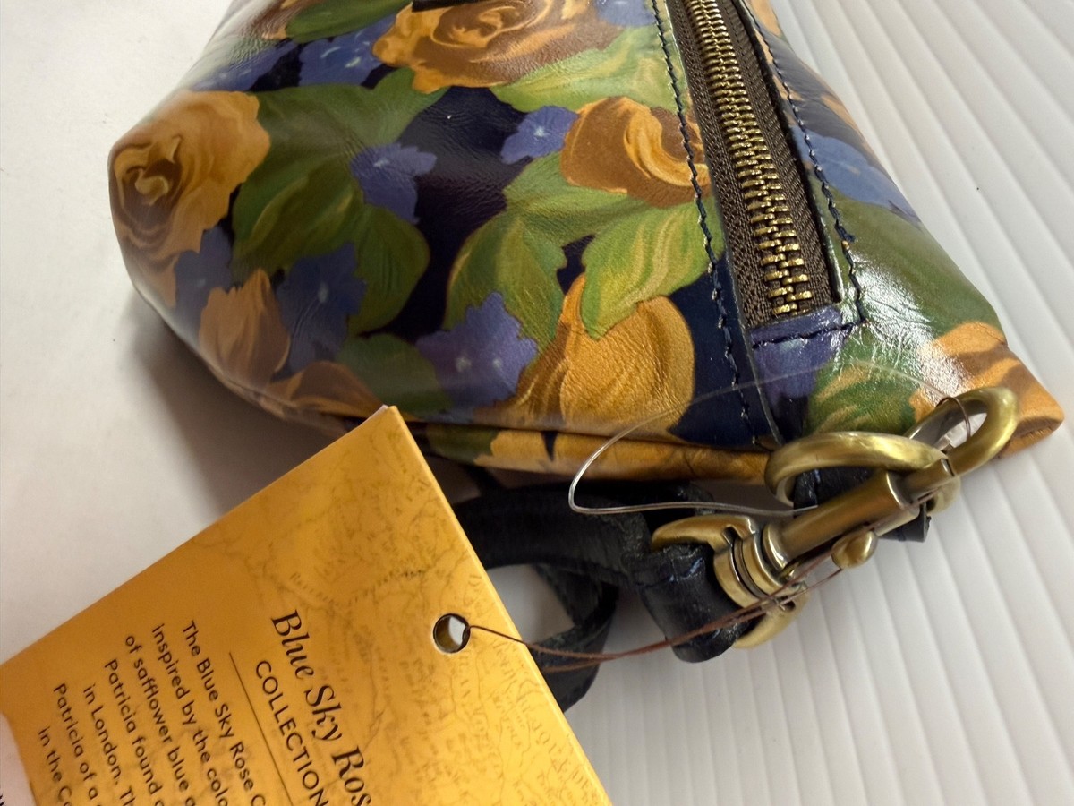 Patricia Nash Tinchi Tooled Mirage Blue Leather Belt Bag Fanny Pack NWT $149 Patricia Nash Tinchi Leather Convertible Crossbody Blue Sky  main image 2