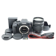 CANON EOS Kiss X8i Double Zoom Kit Shutter Count:5000  Near Mint 