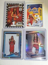 2025 Prizm Kiki Iriafen Silver Variation RC + Lava Press Proofs Mystics WNBA