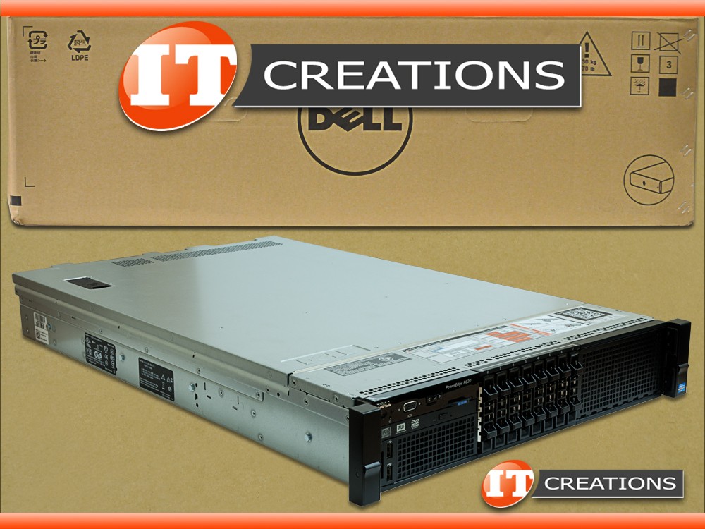 DELL POWEREDGE R820 SERVER 8B TWO E5-4640 2.4GHZ 192GB 2 X 300GB