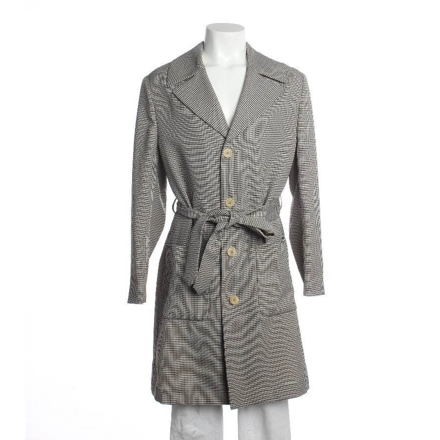 Cappotto di transizione Fendi nero bianco 50