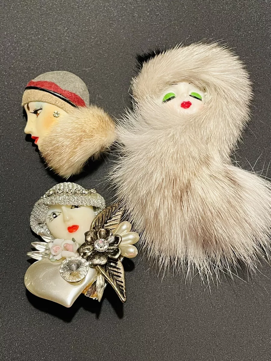 Fur brooch best sale