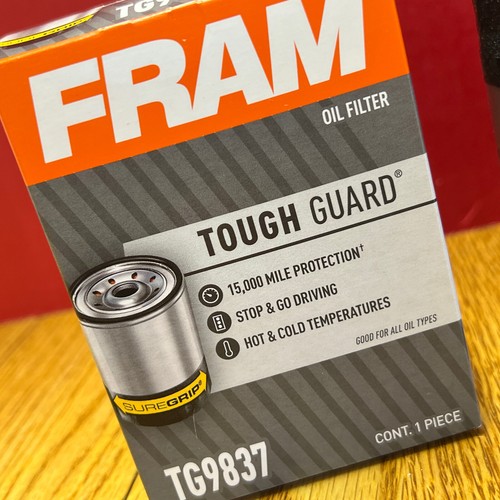 (x1) Fram TG9837 Tough Guard 15k 15,000 Mile Protection Oil Filter Chevrolet GMC - Picture 5 of 7