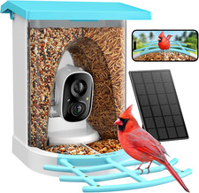 Birdlook  Smart Bird Feeder with Camera,2K HD Dual Granary Bird Feeder Camera, A