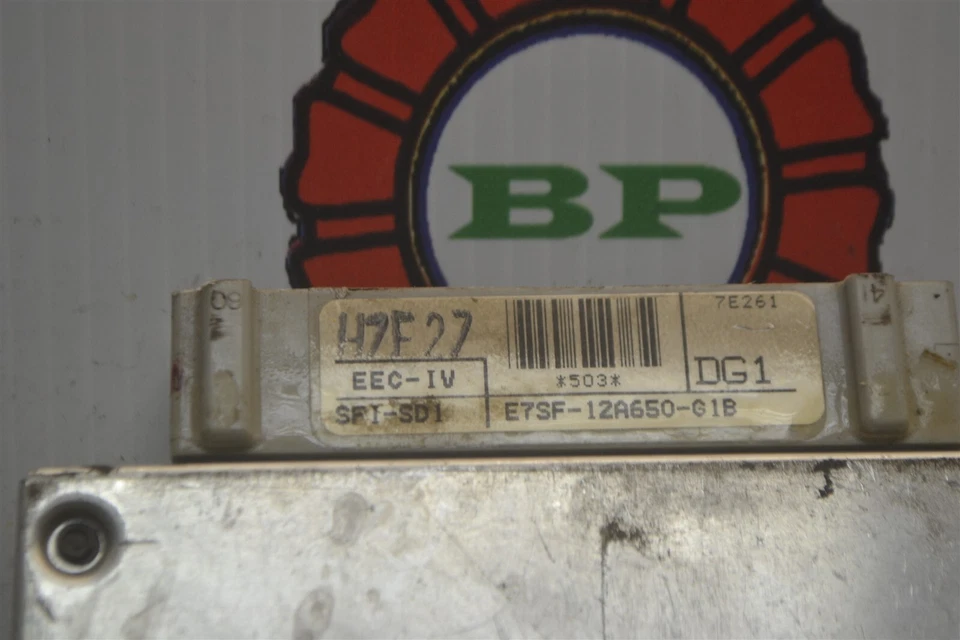 Unidad de control del motor E7SF12A650G1B Ford Thunderbird 1986-87 módulo ECU 553-6F3 Foto 2 de 4