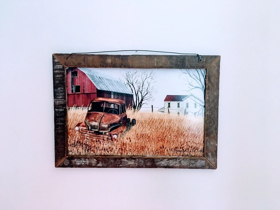 Granddad’s Old Truck- Primitive Home Décor - Billy Jacobs Print - Image 4 of 4