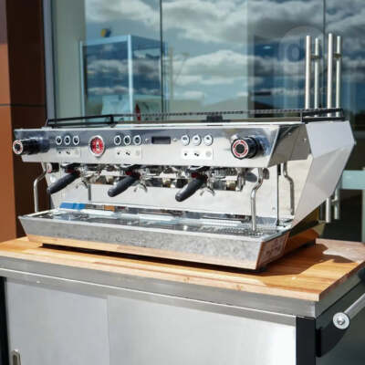 La Marzocco Brand New Custom La Marzocco KB90 White & 24 Carat